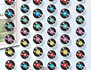 Strings of foil 45 records