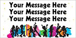 Personalized Disco banner for your 70s party