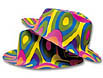 Psychedelic hats will brighten your dance floor