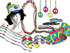 Party kit with Hippie theme props for 12