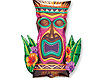 Decorate your luau party with mylar tiki balloons