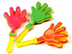 Neon hand clackers